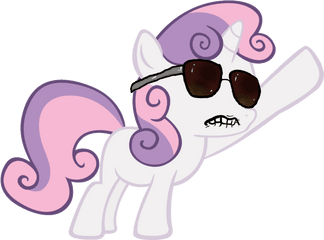 177902 - Dat Flank Edit Meme Safe Solo Sunglasses Sweetie Belle Happpy Vector Png