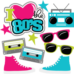 Library Of I Heart The 80s Svg Black - Love The Clipart Png