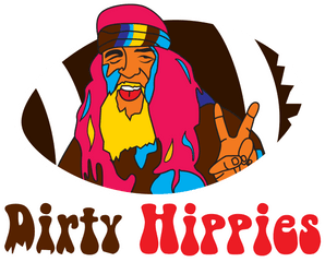 Dirty Hippies Fantasy Football - Hippies Logo Png