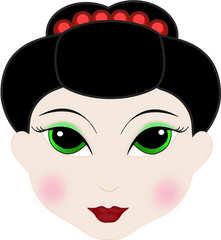 Girl Face Cartoon - Cartoon Girl Face Clipart Png