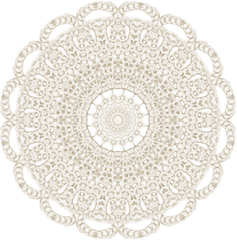 Lace Doily Transparent Png Clipart - Doily Png