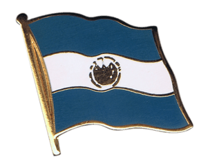 Download El Salvador Flag Pin Badge - Easy Egypt Flag Drawing Png