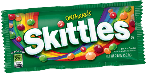 Skittles Candy - Pineapple Skittles Png