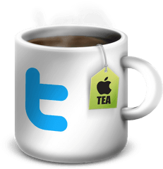 Twitter Icon - Apple Mug Icon Softiconscom Teacup Png