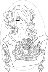 Library Afro Transparent Coloring Page - Coloring Page For Adult Png