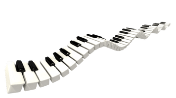 Piano Keys Clip Art - Free PNG