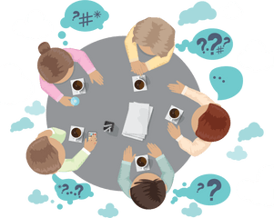 Group Clipart Discussion - Transparent Group Discussion Png