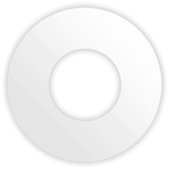 Gallery - Circle Dock White Thick Circle Png