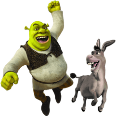 Shrek And Donkey Transparent Png - Shrek And Donkey Png