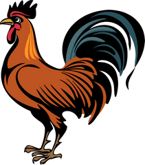 Fighting Rooster Png 4 Image - Rooster Coat Of Arms