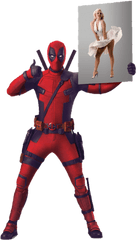 Deadpool Drawing - Deadpool Full Body Png