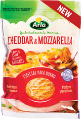 Arla Cheddar Mozzarella - Arla Shredded Cheese Png