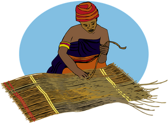 African Weaver Weave - Weaver Weaving Illustration Png