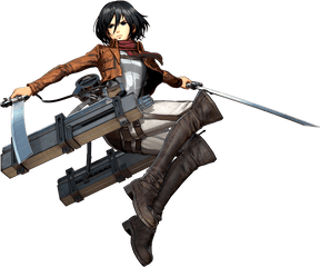 Mikasa Ackerman - Transparent Attack On Titan Png