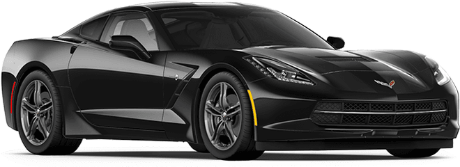 Corvette Stingray Png Image With No - All Black Hyundai Sonata With Silver Rims