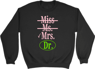 Download Hd Mmmd Pink And Green Check Mark Crewneck - Sweater Png