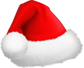 Santa Hat Transparent Png Clipart - Hat Png Christmas Hat