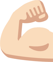 Muscles Clipart Clear Background - Transparent Background Muscle Emoji Png