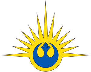 Rebel Alliance - Star Wars New Republic Logo Png