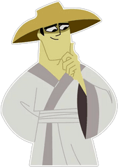 Samurai Stickers Set For Telegram - Samurai Jack With Hat Png