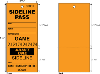 Sideline Pass Flour Orange - Kinder Morgan Png