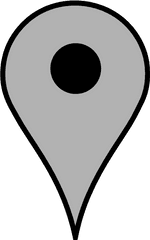 Grey Google Maps Marker Png Image - Google Maps Pin Icon Grey