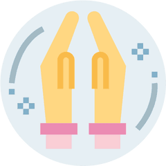 Prayer - Free Hands And Gestures Icons Value Proposition Icon Png