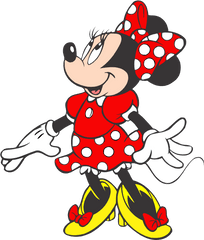 Minnie Vermelha Transparent Png - Disney Characters Minnie And Mickey