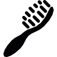 Hair Black Brush Free HQ Image - Free PNG