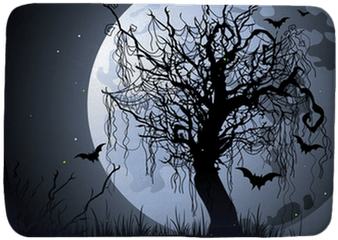 Creepy Tree - We Live To Change Dead Tree With Moon Tattoo Png