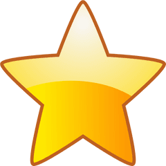 Fairytale Bookmark Gold - Mario Rainbow Star Png