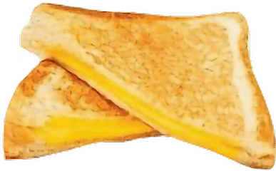 Cheese Bread Grilledcheese Food - Clipart Grilled Cheese Sandwich Png