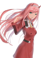 Fanart Images Zero Two Download HQ - Free PNG