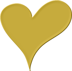 Heart Gold Png 4 Image - Clip Art