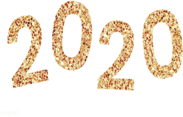 Happy New Year 2020 Png Gold - Png Image 2020 Png Transparent