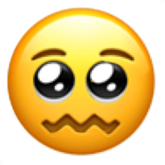 Emoji Eww Scared Freetoedit Sticker By Theotaku - Smiley Png