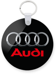 Audi Logo Art Printed Keychain - Audi Logo Png