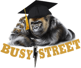 Busy Graduation Sticker - Grub Street Png