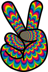 Peace Sign Alliance For Global Justice - Hippie Peace Sign Clip Art Png