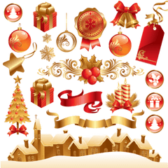 Transparent Background Hq Png Image - Christmas Elements Transparent Background