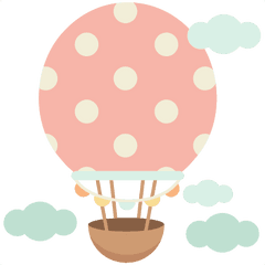 Hot Air Balloon Clipart Transparent Background - Hot Air Balloon Cute Png