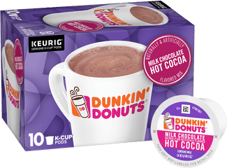 Dunkinu0027 Hot Cocoa Mix K - Cup Pods Dunkin Hot Chocolate K Cups Png