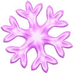 Pink Snowflake Emoji Snow Overlay Cute - Transparent Snowflake Emoji Png