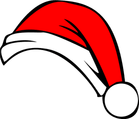 Santa Hat Png Royalty Free Downloads - Cartoon Santa Hat Png