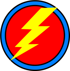 Blue Lightning Circle Png Image