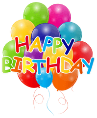 Download Hd Birthday Balloons Png - Clip Art Happy Birthday Balloons