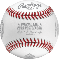 2019 Washington Nationals National League Champions Baseball - Rawlings Official League Baseball Png