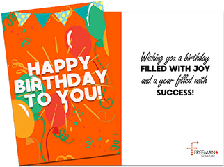 Happy Birthday Projects - Horizontal Png