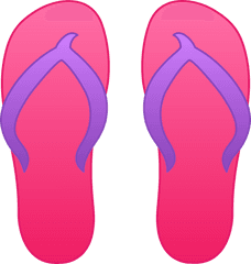 Hawaiian Clipart Flip Flop - Clip Art Flip Flops Png