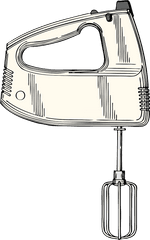 Mixer Electric Appliance - Mixer Cartoon Png